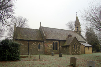 Billington church from the north December 2008